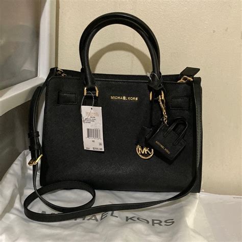 michael kors dillon std sm tz satchel handbag|NWT MICHAEL KORS DILLON BLACK LEATHER TZ SM .